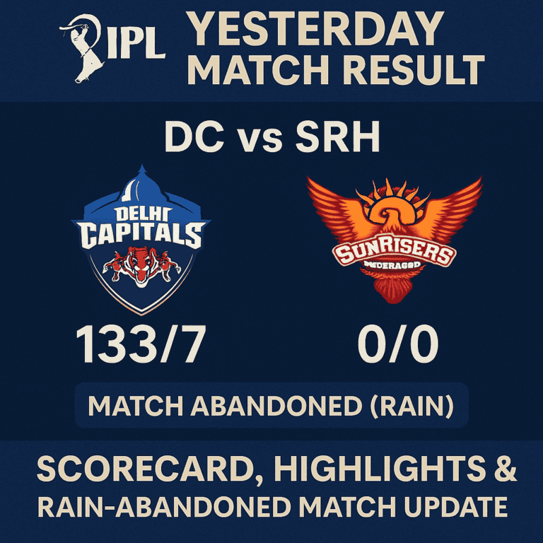 IPL-Yesterday-Match-Result-DC-vs-SRH-2025-Scorecard-Highlights-&-Rain-Abandoned-Match-Digital-Preeyam-News