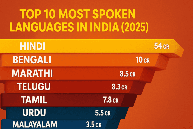 Top-10-Most-Spoken-Languages-in-India-News-Update-Digital-Preeyam-News