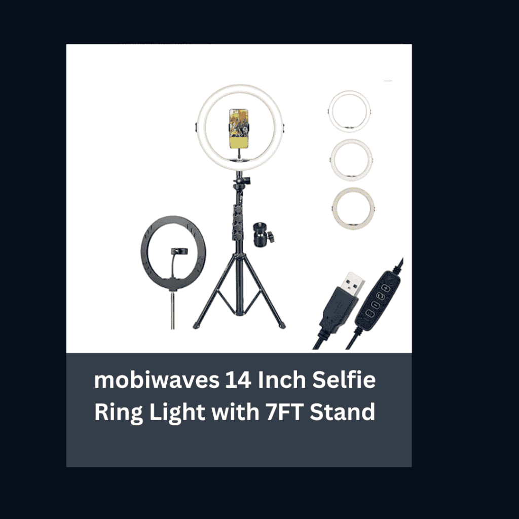 mobiwaves-14-Inch-Selfie-Ring-Light-with-7FT-Stand-Amazon-Affiliate-Digital-Preeyam-News