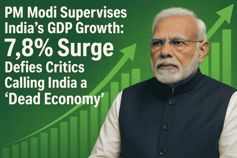 PM-Modi-Supervises-India’s-GDP-Growth-7.8%-Surge-Defies-Critics-Calling-India-a-Dead-Economy-Digital-Preeyam-News