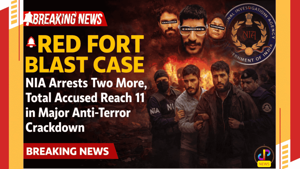 7-Major-Updates-in-Red-Fort-Blast-Case-NIA-Arrests-Two-More-Total-Arrests-Reach-11-Digital-Preeyam-News