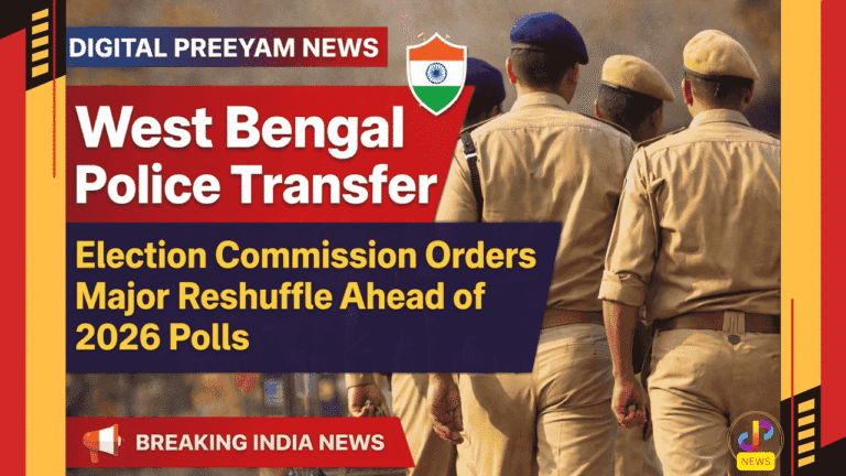 West-Bengal-Police-Transfer-Ordered-by-Election-Commission-Ahead-of-2026-Polls-Digital-Preeyam-News